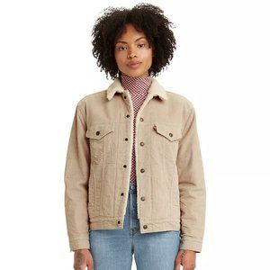 Levi’s Ex-Boyfriend Corduroy Sherpa Trucker Jacket